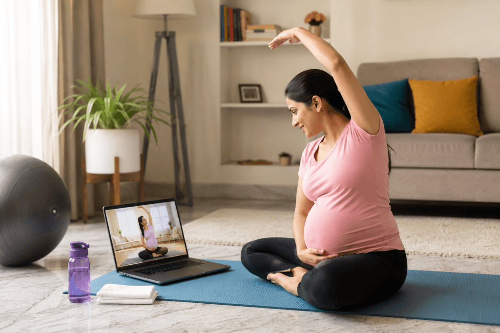 why choose online pregnancy yoga classes