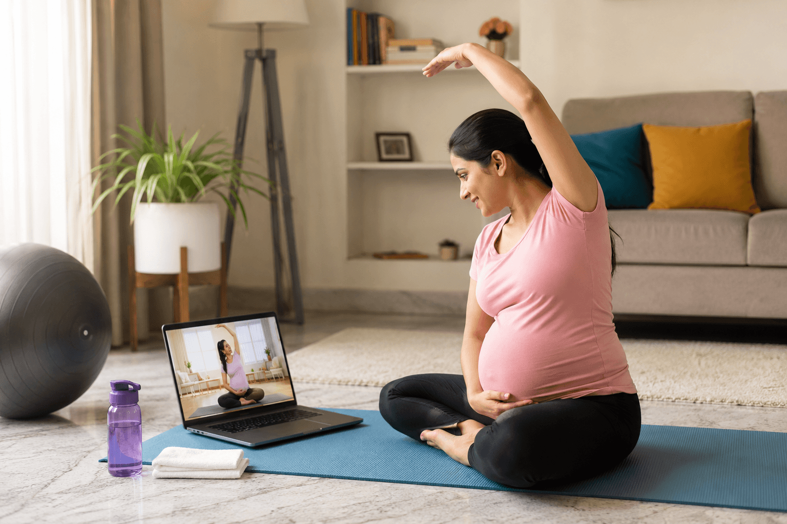 why choose online pregnancy yoga classes